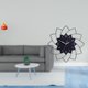 thumbnail image 2 of Adorno De Cuenco De Tesoro Para Festival Y Reloj De Pared Con Flores Acrílicas, Arte Decorativo Para Dormitorio, Inauguración De La Casa Y Decoración De Pared De Cafetería, Regalo, 2 of 8