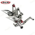 thumbnail image 4 of Arashi (Version 2.0) Rearsets for Triumph Speed Triple 1050 2011 - 2015 2012 2013 2014 Motorcycle Accessories Adjustable Footrests Foot Pegs Rear Sets Gray, 4 of 6