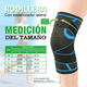 thumbnail image 4 of Par Rodilleras Bloosom  Elásticas Deportivas Compresion Para Gym Azul Claro M, 4 of 4