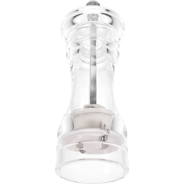unbranded Molino Manual De Pimienta Y Sal Transparente Para Cocina Con Núcleo De Alta Dureza