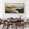 thumbnail image 4 of Large Framed Canvas Wall Art Abstract Mountains Landscape Print for Living Room Decoration - 60"x30" Natural Framed, 4 of 7