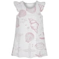 thumbnail image 3 of Adorable Nuisette à Imprimé Océan pour Filles, Manches Courtes, Robe de Nuit d'Été, Tenue de Détente Confortable, Pyjama pour Tout-Petits, 3 of 3