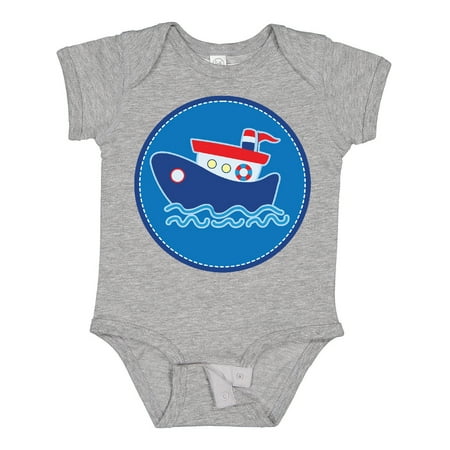 

Inktastic Tug Boat Nautical Sea Gift Baby Boy or Baby Girl Bodysuit