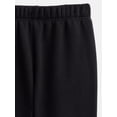 thumbnail image 2 of Wonder Nation Baby Girls' Fleece Jogger Pants, Sizes 6M-24M, 2 of 3