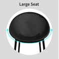 thumbnail image 5 of 2xhome Set of 2 Modern Patio Chairs, Oval Acepulco With Dots Round Shape Contemporary Plastic Armless Dining Accent Chairs for Kitchen Living Room or Outdoor, 5 of 12