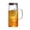 1.0L-Bamboo Bao Steel, variant on Clear Glass Water Bottle Alternative Capacity Glass Carafe with Lid Perfect for Handmade Drink Ice Wine and Daily Use