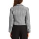 thumbnail image 3 of CHAQUETA DE MUJER CON SOLAPA NOTCH INSPIRADA CHIC, BLAZER CASUAL DE LARGO MANGA, L, BLANCA Y NEGRA, 3 of 5