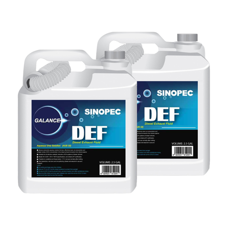 Sinopec DEF Diesel Exhaust Fluid - (2) 2.5 Gallon
