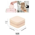thumbnail image 3 of Estuche de viaje para joyas ZPROW Mini Portable Rosa, 3 of 6