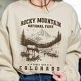 thumbnail image 4 of Rocky Mountain National Park Sweatshirt - Rocky Mountain Hiking Sweatshirt, Nature Lover Crewneck, 4 of 6