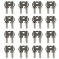 thumbnail image 3 of Masteelf 16Pcs U Shape Wire Rope Clips Steel Wire Rope Clamps Cable Fasteners, 3 of 7