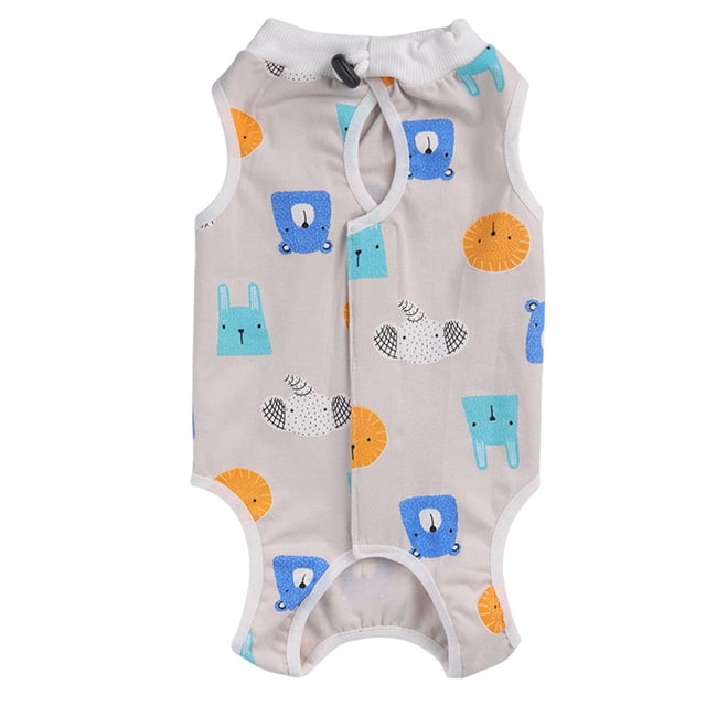 CSChome Cat Neutering Clothing Neutering Suit Breathable Pet Recovery Suit Adjustable Protective Clothes Pet Supplies