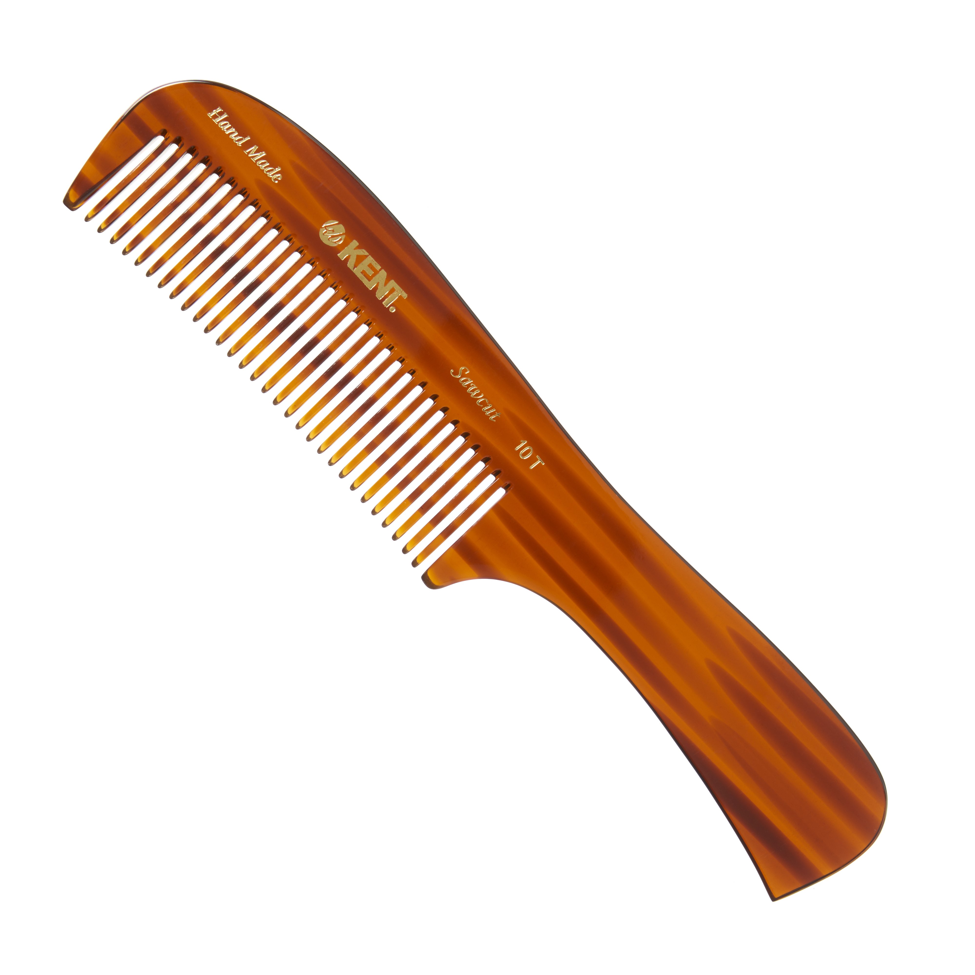 Kent 10T 8" Hand Made Wet/Thick Coarse Hair Rake Comb, Sawcut Walmart