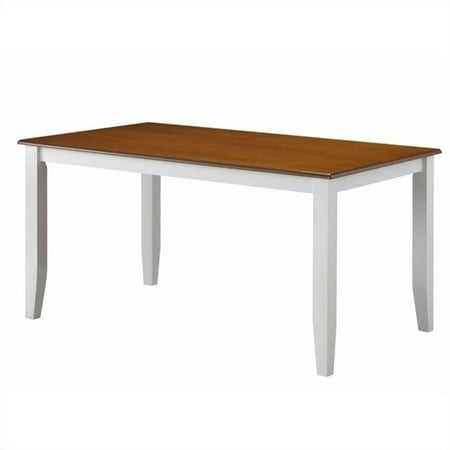Bowery Hill Dining Table In White Honey Oak