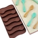 thumbnail image 5 of Molde de silicona con forma de cuchara para chocolate, 1 bandeja para cubitos de hielo para hornear, jabón, velas, decoración de pasteles de cumpleaños y gelatina, 5 of 5