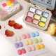 thumbnail image 3 of Juego de adhesivos sólidos para esmalte de uñas de 9 colores con nueve patrones, 27 g de goma de metilo, 3 of 8