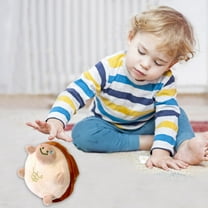 ​3in Crinkle-Sound Turtle Plush - Blue Sensory Pocket Pal for Imaginative Play, Child-Safe Pocket Toy Gift (Age 3 )​​ Brown