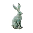 thumbnail image 1 of Estatua de jardín de conejo, escultura de resina de conejito, colección diaria, decoraciones de conejito de Pascua para jardín, paisaje, oficina, 1 of 8