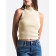 thumbnail image 1 of Blusa básica sin mangas Balam, 0084 (Beige) beige CH Roman Fashion BL-BAL-0084-BEIGE, 1 of 3
