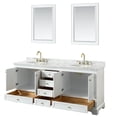 thumbnail image 4 of Wyndham Collection WCS202080DKGCMUNOM24 Deborah 80" Free Standing Double Vanity Set - Dark, 4 of 7