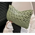 thumbnail image 2 of JUYGO Square Bag Straw Beach Bags For Women Rattan Purse Summer Straw Crossbody Handmade Raffia Bag Handbag Purse Shoulder Bag, 2 of 6