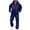 Dark Blue, variant on Mens Zip Up Hoodies and Sweatpants 2 Piece Sweatsuit Outfits Fashion City Letter Prints Track Suits Jogging Suits (Light Blue, Size L)