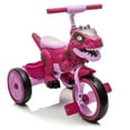 thumbnail image 6 of Xuanlur Kids Ride on Dinosaur Tricycle, Toddlers Kid Trike with EVA Wide Flash Wheels, Anti-Slip Pedals, Rear Basket, Music & LED Lights, Toddler Bike Toys Gift for 3-6 Year Old Boys & Girls (Red), 6 of 7