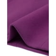 thumbnail image 5 of INSPIRE CHIC Women's Coat Single Breasted Long Sleeve Tunic-length Winter Outwear with Pockets XS Purple, 5 of 6