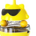 thumbnail image 2 of Automatic Interactive Toys cats treat Dispenser Toy for Indoor Cats Dogs Yellow, 2 of 2