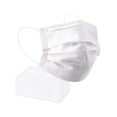 thumbnail image 1 of Chenchen White Disposable Face Masks 100 Pcs White Face Mask 3 Ply Protection Masks, 1 of 1