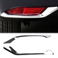 thumbnail image 2 of For -V Vezel 2016 2017 2018 Chrome Rear Fog Light Tail Lamp Eyebrow Cover Trim Protector Molding Bezel Frame Styling, 2 of 5