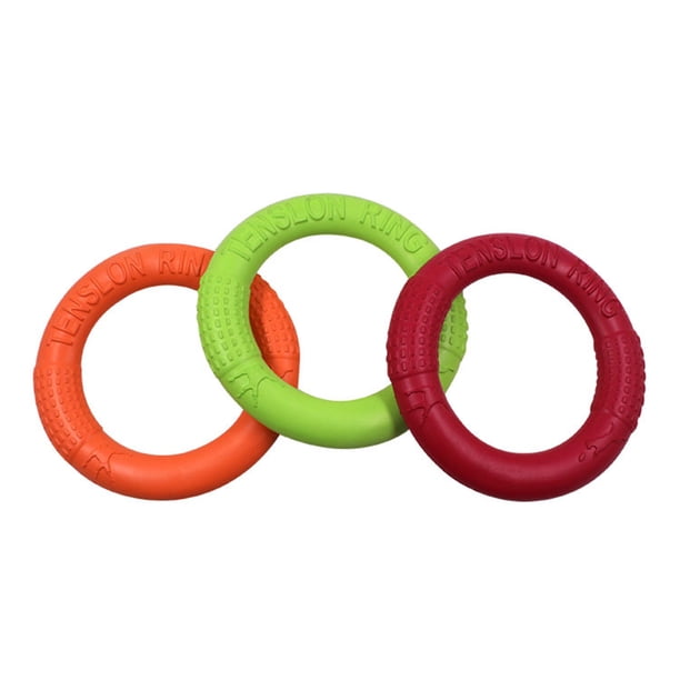 Anillo de entrenamiento de EVA para mascotas, discos voladores para perros, juguete interactivo flotante para exteriores