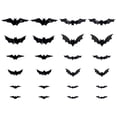 thumbnail image 5 of 24 Pcs Halloween Bats Decorations with LED lights, 3D Scary Bats for Wall Decor Multi-Size Bats Halloween Indoor Decor Home Window Decoration Set, 5 of 8