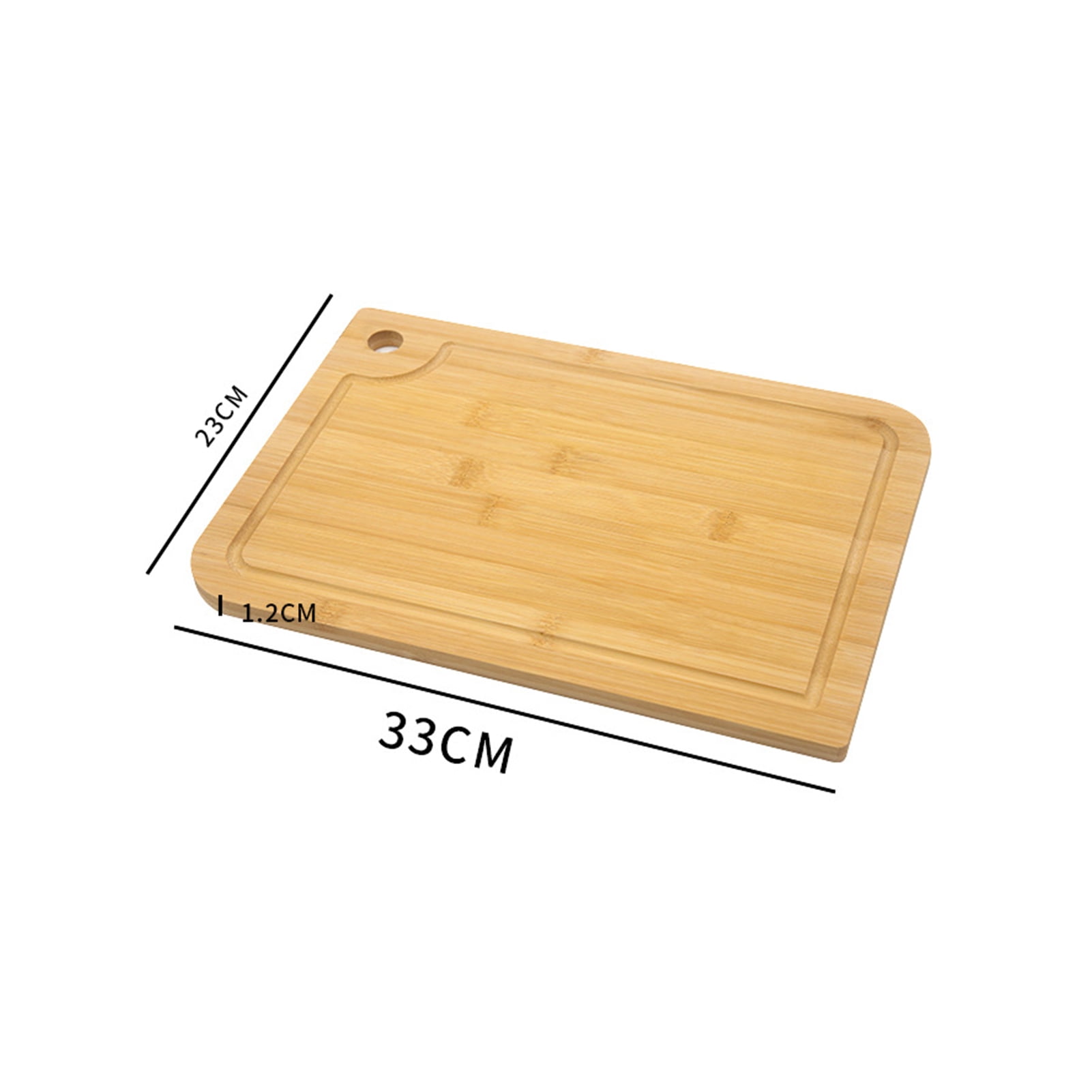 HomeLife Bamboo Cutting Boards for Kitchen Double-Sided Chopping Board Large Multi-Functional Fruit Cutting Board for Meat Vegetables Charcuterie Board And Cheese Platter
