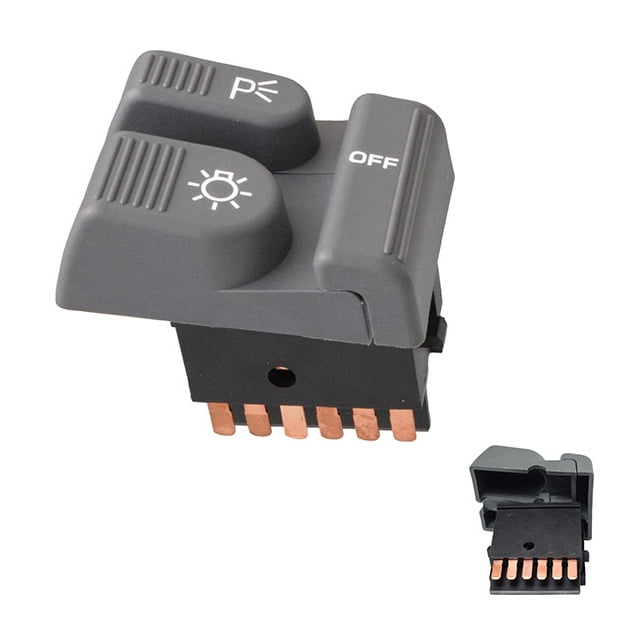 Interruptor de Luces Generico S10 Blazer 1995 A 1997 Chevrolet P/Faro color Gris 6 pines 12 Voltios