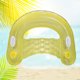 thumbnail image 4 of Cama flotante de agua de piscina de PVC asiento flotante de natación inflable para adultos (amarillo) Ehuebsd Para Estrenar, 4 of 8