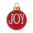 thumbnail image 3 of Melrose Joy and Noel Christmas Ball Ornaments - 5" (130mm) - Green and Red - 6ct, 3 of 3