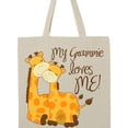 thumbnail image 4 of Inktastic My Grammie Loves Me Tote Bag, 4 of 5