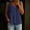 Navy(New), variant on PNTUTB Summer Tops for Women Sleeveless Top Casual V-Neck Button-Down Tank Tops Solid-Color Lightweight Breathable Loose Cotton-Linen Tops