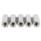 thumbnail image 2 of Risegun 5PCS M10 Tuerca De Acoplamiento Hexagonal Tuerca De Conector Plateada A Prueba De Herrumbre De Acero Inoxidable para Pernos, 2 of 8