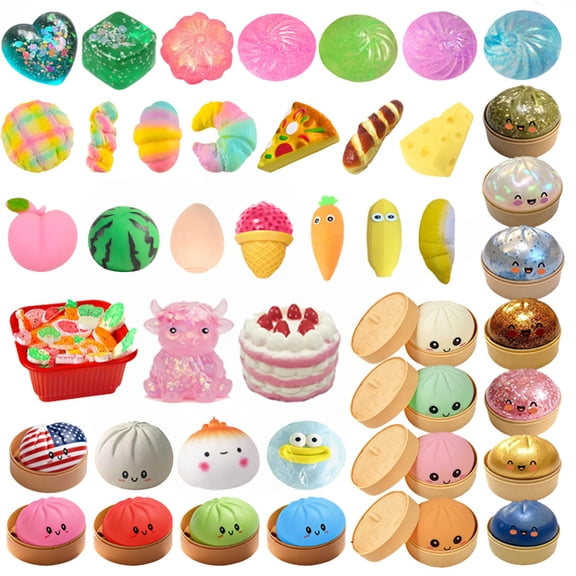 Danhjin Dumpling Squish for Adults Kids Slow Rising Decompression Toy, Kneading Stress Relief Fidget