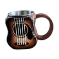 thumbnail image 3 of Music Coffee Mug Instrumentos musicales Copa de comedor decoración de la tazón de té novedoso taza de leche para amantes de la música maestros amigos Guitarra, 3 of 8
