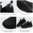 thumbnail image 5 of SPIEZ® Women's Non Slip Shoes,Waterproof Slip Resistant Work Shoes,Lightweight Slip on Shoes for Women Server|Nurse|Chef-Black,Size 8.5, 5 of 10