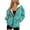 Capybara Lemon Blue, variant on Shark Fish Star Women's Hoodie Tops Oversized Jacket Coat Long Sleeve Loose Hooded Sweatshirt Drop Shoulder Hooded Sweaters Y2K Streetwear Activewear Trendy Fall Clothes, 3XL