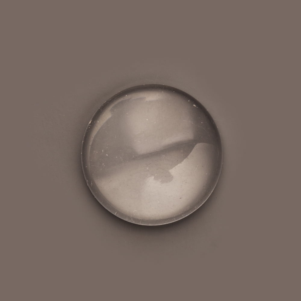 48 Clear Glass Dome Tile Cabochon Clear 25mm 1 Inch Non-calibrated Round Rockin Beads Brand