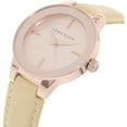 thumbnail image 2 of Anne Klein 2032RGLP Women's Pink MOP Dial Pink Leather Strap Watch, 2 of 3