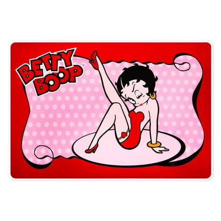 - Crover Betty Boop Pink/Red Indoor Area Rug