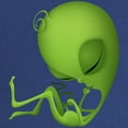 thumbnail image 2 of CafePress - Alien Fetus Maternity Dark T Shirt - Maternity Dark T-Shirt, 2 of 3