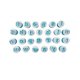 thumbnail image 1 of Molde Para Hornear Galletas Con Números Y Letras Del Alfabeto, 26 Uds. Cateissary HA027223-02, 1 of 7