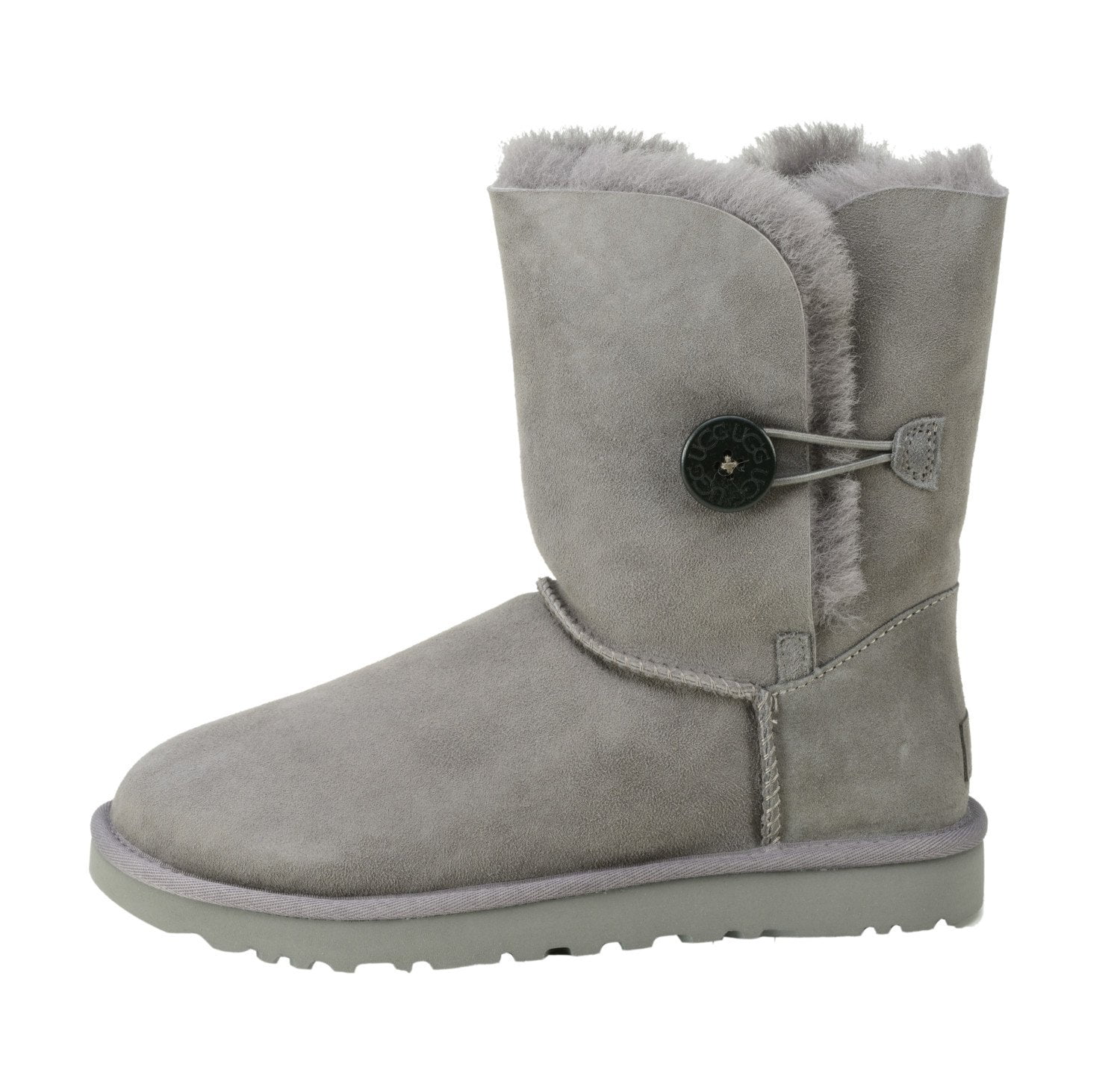 gray uggs with buttons